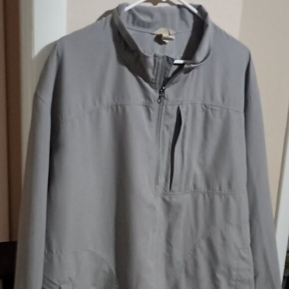 Duluth Trading 1/2 Zip Long Sleeve Pullover Windbreaker Men Size XL Gray - Picture 3 of 12